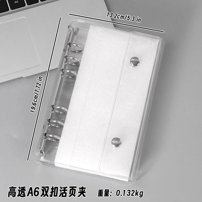 OshiBinder™ トレカバインダー｜キラキラ星の透明カバー（A6・A7）