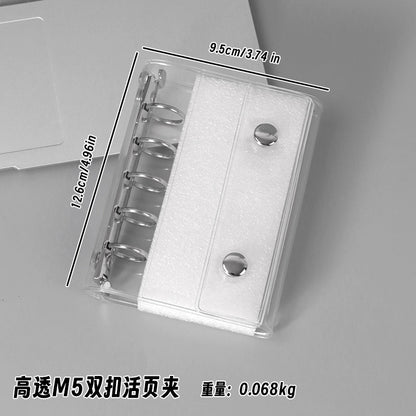 OshiBinder™ トレカバインダー｜キラキラ星の透明カバー（A6・A7）