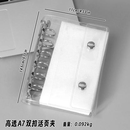 OshiBinder™ トレカバインダー｜キラキラ星の透明カバー（A6・A7）